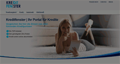 Desktop Screenshot of kreditfenster.de